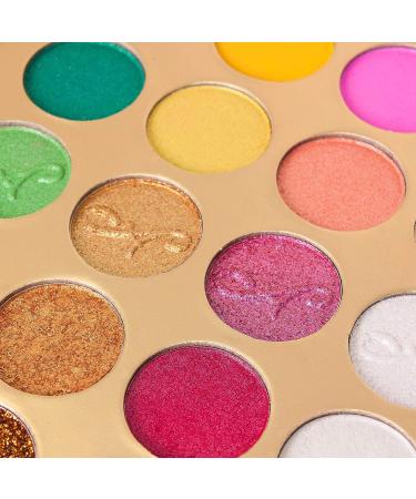 Alice+Jane 35 Color High Pigment Eyeshadow Palette - Glitter, Cream & Duochrome Shades In Bloom - Buy Online on GoSupps.com