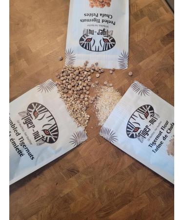 Tiger-Nut Health Nut Bundle 1 KG Peeled Tigernuts 500 Grams Tigernut Flour 500 Grams Crumbled Tigernuts Non-GMO Vegan Gluten-Free Nut-Free - Buy Online on GoSupps.com