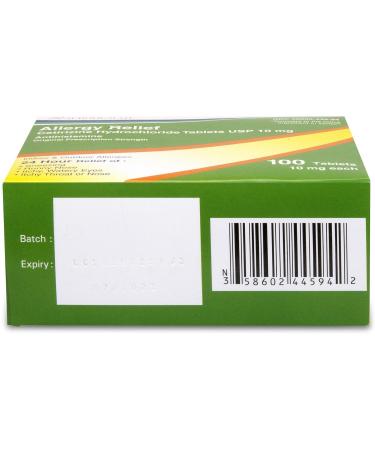 Aurohealth Allergy Relief Cetirizine Hydrochloride 10mg Tablets - 100 Count - Buy Online on GoSupps.com