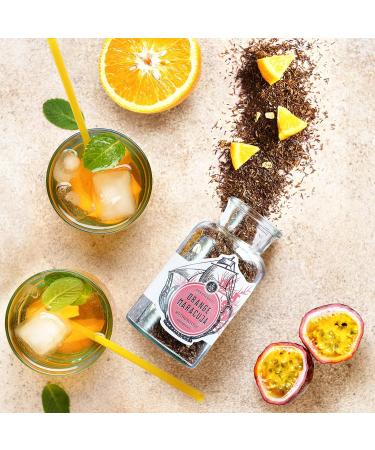 Ankerkraut Orange-Maracuja Red Bush Tea 90g - Premium Loose Tea for Relaxation Ideal Gift - Enjoy Tropical Flavors - Buy Online on GoSupps.com