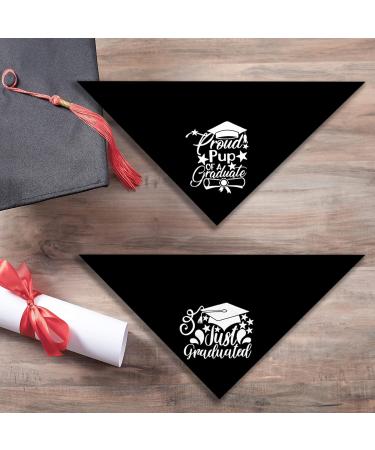 Proud of Mom Graduation Bandana 2 Pack for Dogs and Cats - Large Proud of Pup Bandana - Buy Online on GoSupps.com