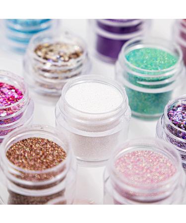 GLITTIES Diamond Dust Nail Art Iridescent Fine Glitter Powder - 10g Jar - Buy Online on GoSupps.com