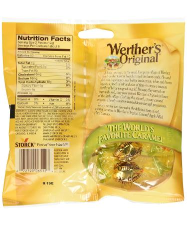 Werthers Original Caramel Apple Filled Hard Candies - 3 Pack, 2.65 Ounce each - Buy Online on GoSupps.com