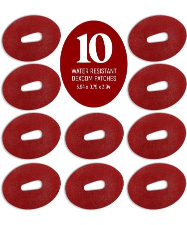 Dexcom G6 Adhesive Patch (Red) - Water Resistant & Strong Adhesive Patches - Buy Online on GoSupps.com
