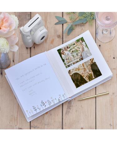 Shop Ginger Ray Floral Team Bride Photo Album - 16 Photo Pages & Guest Book for Hen Parties | International Shipping - Buy Online on GoSupps.com