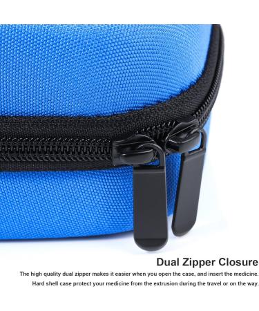 Insulin Cooler Case with Temperature Display - Diabetic Medical Travel Bag with 3 Chill Pack - 8 x 3.75 Inch (Blue) - Buy Online on GoSupps.com