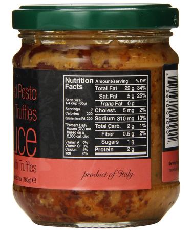 Trentasette Red Pesto with Truffles 6.35 oz - Gourmet Italian Sauce - Buy Online on GoSupps.com