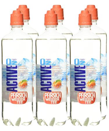 Buy Active O2 Natural Peach White Tea - Pack of 8 (Disposable 750 ml Bottles) | International Shipping Available - Buy Online on GoSupps.com