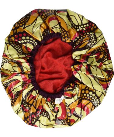 CaptivationsLUXE Extra Large African Fire Shower Cap with Terry Lining - Buy Online on GoSupps.com