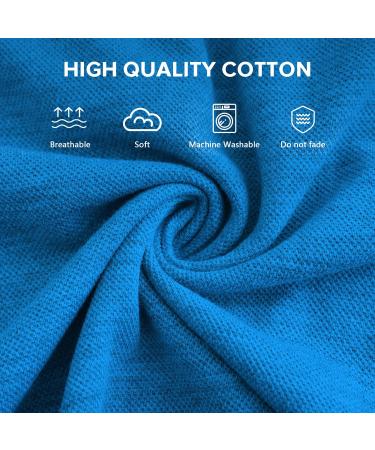 Buy GLESTORE Men's Polo Shirt - Active Summer Sport T-Shirt Short Sleeve L Blue | Stylish & Comfortable - Buy Online on GoSupps.com