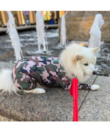 Shed Defender Body Suit for Dogs - Anti-Shedding Shirt & Surgery Recovery Jumpsuit | Calming Camouflage XL (28-38 kg) - Reduce Dog Hair & Hot Spots - Buy Online on GoSupps.com