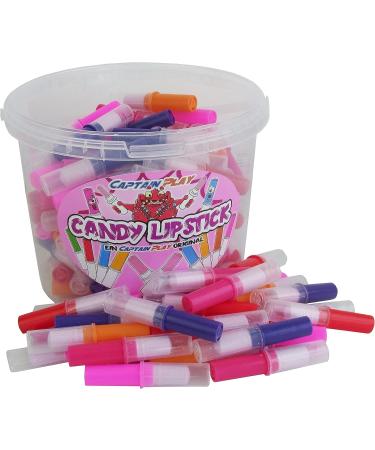 CAPTAIN PLAY Candy Lipstick 100 Rouges L vres de Confiserie emball s individuellement dans un Bo te de F te - Buy Online on GoSupps.com
