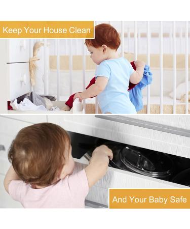 Child Safety Cabinet Locks 12 Pack with Screws | Baby Proof Drawer Locks for Kids - Secure Latches for Cabinets, Drawers, and Doors - Childproofing (Standard) - Buy Online on GoSupps.com