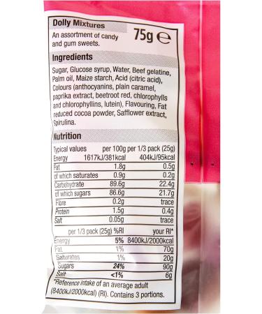Morrisons Dolly Mix 75 g x 20 - Buy Online on GoSupps.com