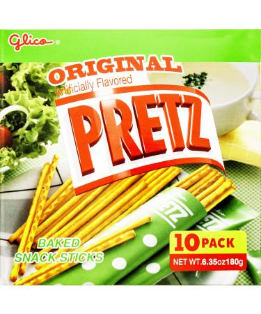 Glico Pretz Original Baked Snack Sticks, 6.35 Ounce 6.35 Ounce (Pack of 1)