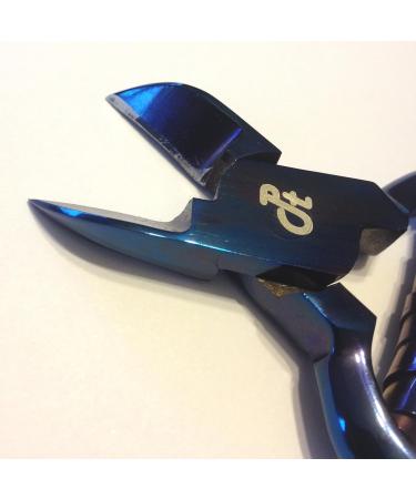 Pathfinder Technologies "CE" certified Heavy duty Blue Titanium nail clippers for THICK Finger & Toenails professional quality "MIRROR POLISHED" surgical grade stainless steel clippers. - Buy Online on GoSupps.com