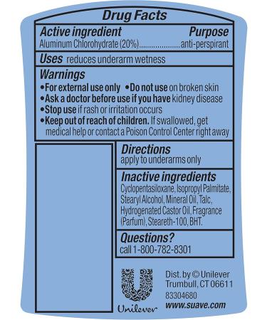 Suave Invisible Solid Antiperspirant Deodorant Coconut Kiss 2.6 oz Coconut 2.6 Ounce (Pack of 1) - Buy Online on GoSupps.com