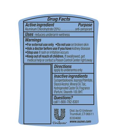 Suave Everlasting Sunshine Anti-Perspirant Deodorant 2.6oz, Pack of 4 - Buy Online on GoSupps.com