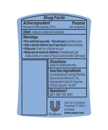 Suave 48-Hour Wild Cherry Blossom Antiperspirant & Deodorant Stick for Women 2.6 oz 2 Count | International Shipping Available - Buy Online on GoSupps.com