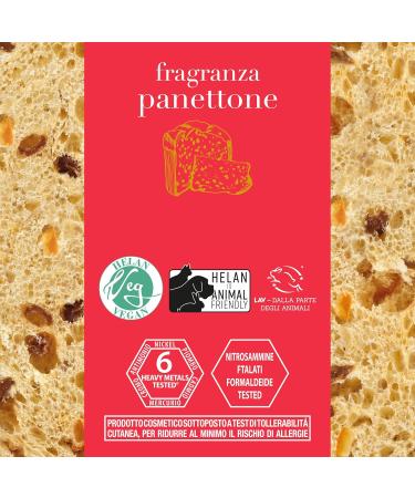 Helan Panettone Nourishing Hand Cream with Sweet Almond Oil Vitamin C and Vitamin E 50ml + Solid Plant Hand Soap 75g Ideal Gift Set for Women - Buy Online on GoSupps.com