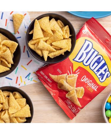 Bugles Original Flavor Crispy Corn Snacks 8.75 oz - Snack Bag - Buy Online on GoSupps.com