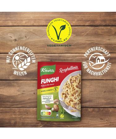 Buy Knorr Spaghetteria Funghi Pasta Ready Meal Delicious 6-Minute Dish 10x150ml Fast International Shipping - Buy Online on GoSupps.com