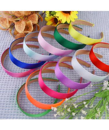 SIQUK 12pcs Satin Hair Ties & Slide-Resistant Headbands - Colorful Hair Accessories for Women & Girls - Buy Online on GoSupps.com