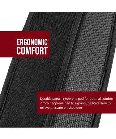 Braudel Two Point Rifle Sling with Mil-Spec Swivels - Durable Neoprene Pad, Length Adjuster - Ideal for Outdoor Hunting - Black - Buy Online on GoSupps.com
