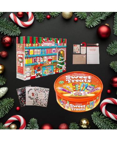 Christmas Sweets Bundle - 1x Swizzels Advent Calendar 2023 1x Sweet Treats Tub Bundled with Korpas Gifts Letter to Santa Kit and Festive Tags - Buy Online on GoSupps.com