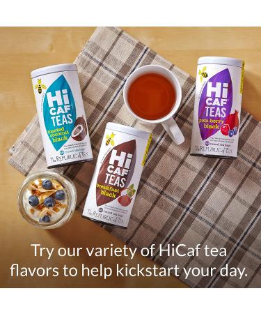 The Republic of Tea HiCAF Toasted Coconut Black Tea Tin - 50 Tea Bags - Buy Online on GoSupps.com