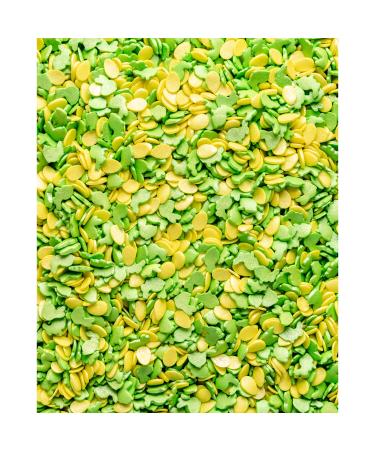 Glimmer Yellow & Green Egg and Bunny Rabbit Sugar Cake & Cupcake Decoration Easter Sprinkles 25g