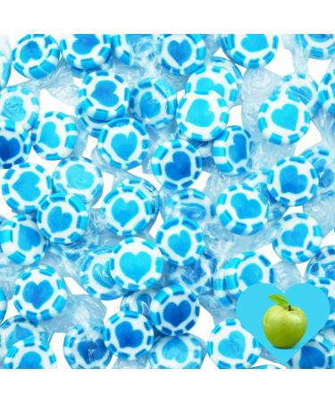 EinsSein Heart Wedding Sweets Blue/Turquoise-White 500 g | 140 Piece Sweets Heart Sweets | Table Decoration Candy for Wedding