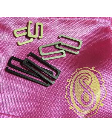 Strap Saver - Adjustable Shorter Straps for Bras and Bathing Suits - Metallic - 1 Pair (25.4mm) - Buy Online on GoSupps.com