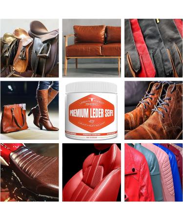 Urban Forest Leather Soap & Oil Premium Leather Care for Cleaning Saddles Upholstery & Cars - Buy Online on GoSupps.com