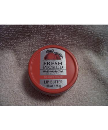 Bath and Body Works Fresh Picked Market Peach Lip Butter .88 oz - Buy Online on GoSupps.com