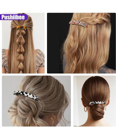 8 Pcs Flat Hair Clips Metal Claw Clips for Thick Hair Fashion Small Hair Clips Flat Hair Claw Clips for Bangs and Updos Women Hair Accessories - Buy Online on GoSupps.com
