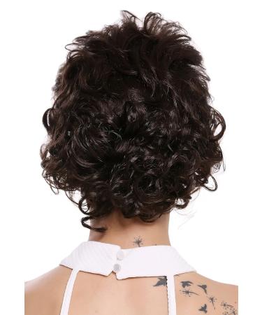 WIG ME UP M-270-6: Women's 80s Brown Short Teased Wig - Voluminous Wild Style - Buy Online on GoSupps.com