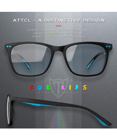 ATTCL Blue Light Filter Glasses for Kids Ages 3-10 | UV Blocking Headache Relief & Gaming Glasses - Black - Buy Online on GoSupps.com