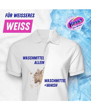 Vanish Oxi Action Power White Gel 750ml - Stain Remover & Laundry Booster for White Linen - Chlorine-Free - Buy Online on GoSupps.com
