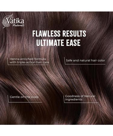 Dabur Vatika Henna Color 60g Dark Brown - Buy Online on GoSupps.com
