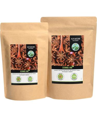 Star Anise Whole Pods - 125g (4.4oz) | 100% Natural Tea | Additive-Free Capsules - Buy Online on GoSupps.com