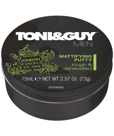 Toni & Guy Men Mattifying Putty, 2.7 oz (Toni&Guy Workable Matte Paste 75ml)