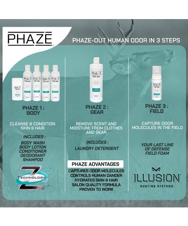 Illusion Systems PhaZe for Her 1 Conditioner - Women's #1 Deer Hunting Scent Elimination - Buy Online on GoSupps.com
