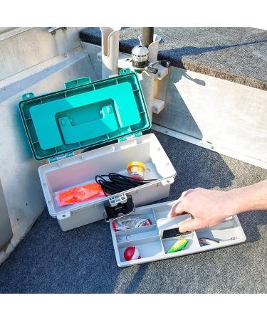 Sheffield 12671 13 Tackle Box Teal & Gray - Fishing & Craft Storage Solution - Buy Online on GoSupps.com