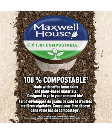 Maxwell House French Vanilla Flavoured Coffee Certified Compostable K-Cup Coffee Pods 12 Pods French Vanilla French Vanilla 72 count (Pack of 1) - Buy Online on GoSupps.com