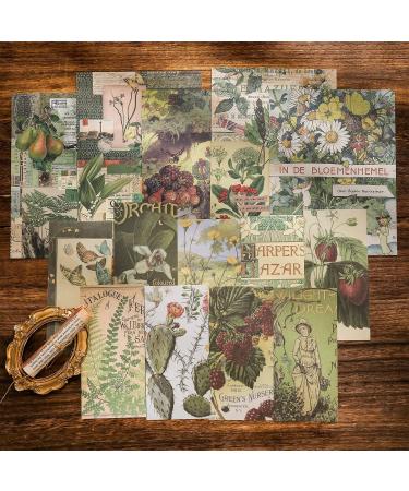 Vintage Botanical Scrapbooking Kit for Bullet Journal | A6 Grid Notebook & DIY Journaling Supplies | Birthday Craft Gift for Teen Girls & Women - Buy Online on GoSupps.com