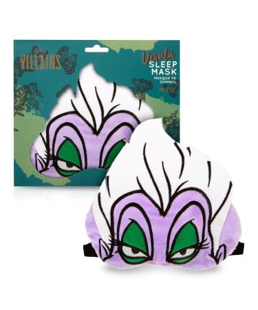 MAD BEAUTY Disney Villains Ursula Sleep Mask, Soft, Comfortable for a Good Night’s Sleep, Cute Novelty Eye Shade for Kids, Teens, & Adults