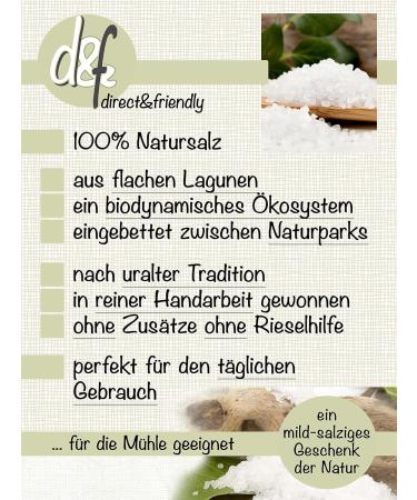 Direct & Friendly Coarse Sea Salt with 7 Organic Herbs - Refill Pack (200g) for International Shipping - Buy Online on GoSupps.com