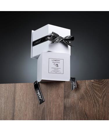 Rose Scented Candle with Dried Flowers - 9oz Soy Wax 55h Burn Perfect Aromatherapy Gift for Women Birthday & Self Care Ideas for Moms - Buy Online on GoSupps.com