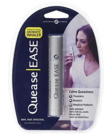 Soothing Scents QueaseEase Aromatic Inhaler ESSENTAIL Oil Therapy - 1 Ea Grey 0.07 Fl Oz (Pack of 1) Quease EASE